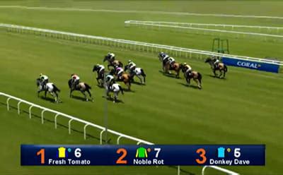 coral virtual horse racing results